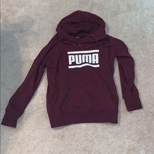 puma maroon hoodie